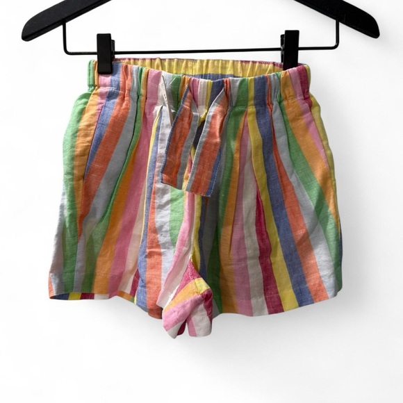Crewcuts Other - Crew cuts Colorful Striped Kids Shorts with tie & pockets